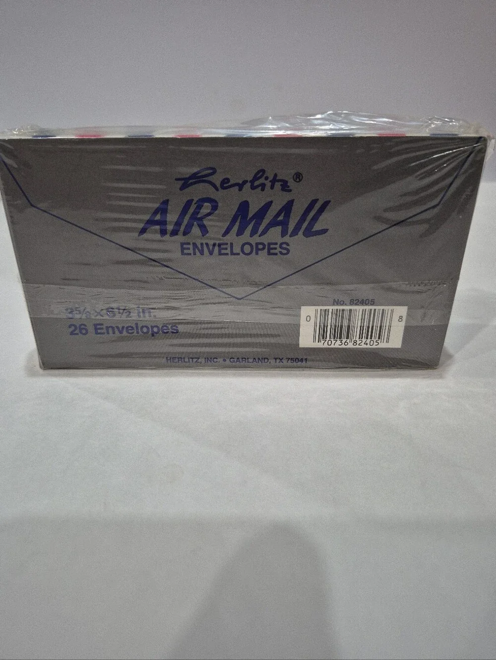 Vintage Herlitz Air Mail Envelopes Lot Of 26 New Oldstock Iconic Red & Blue